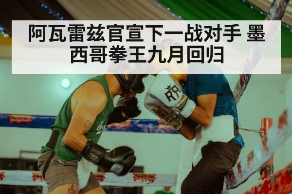 阿瓦雷兹官宣下一战对手 墨西哥拳王九月回归